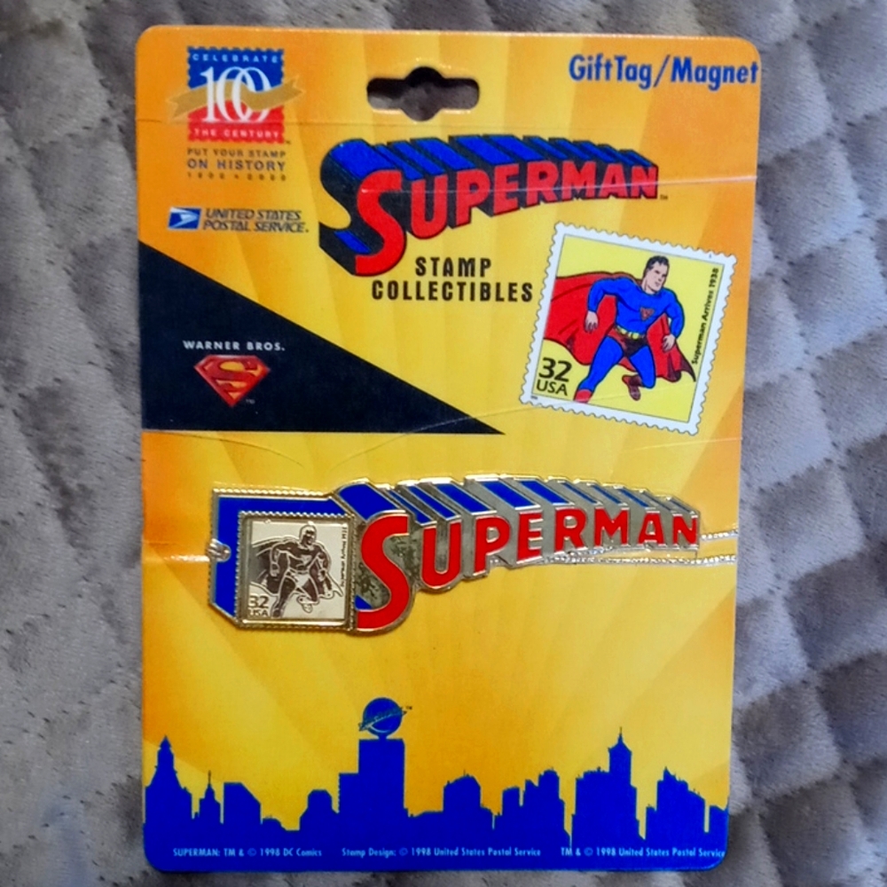 Superman stamp collectibles